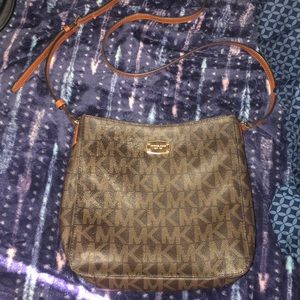 Used Brown Michael Kors Crossbody Bag